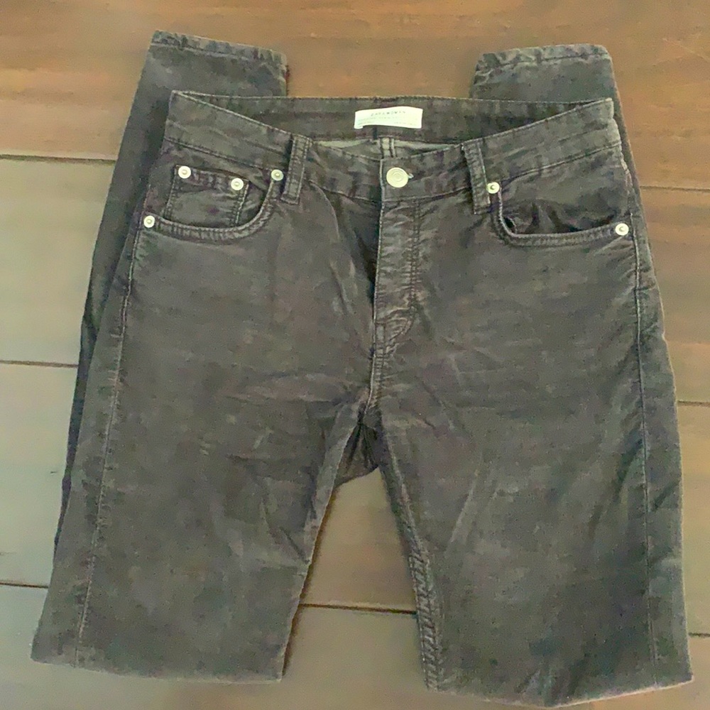 ZARA corduroy skinny pants